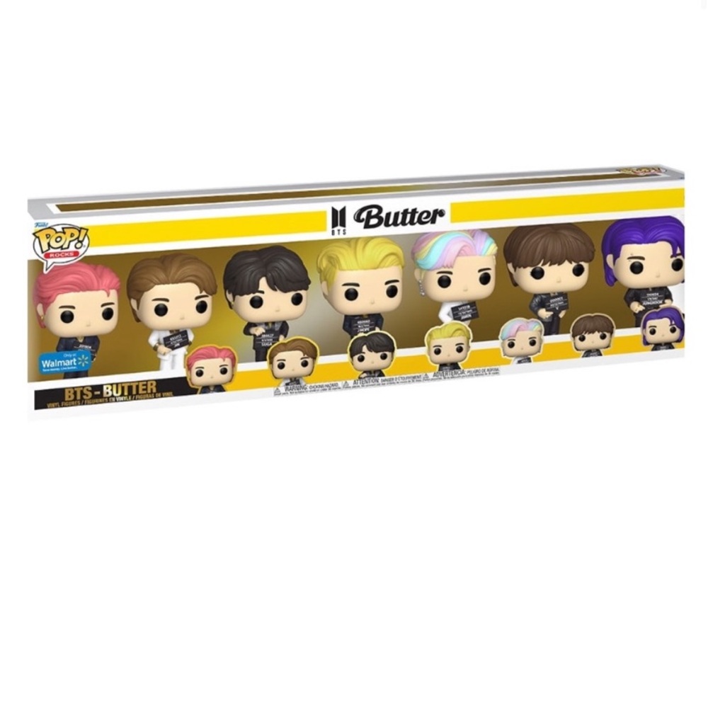 New In Box Funko POP Rocks BTS Butter- 7pk